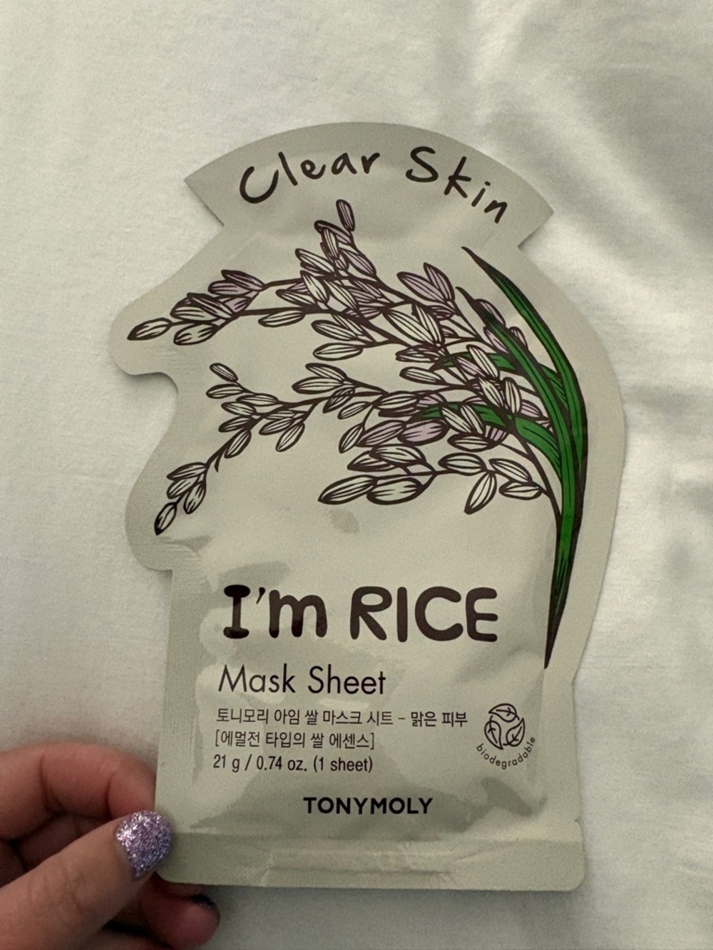 Tony Moly Rice Face Mask